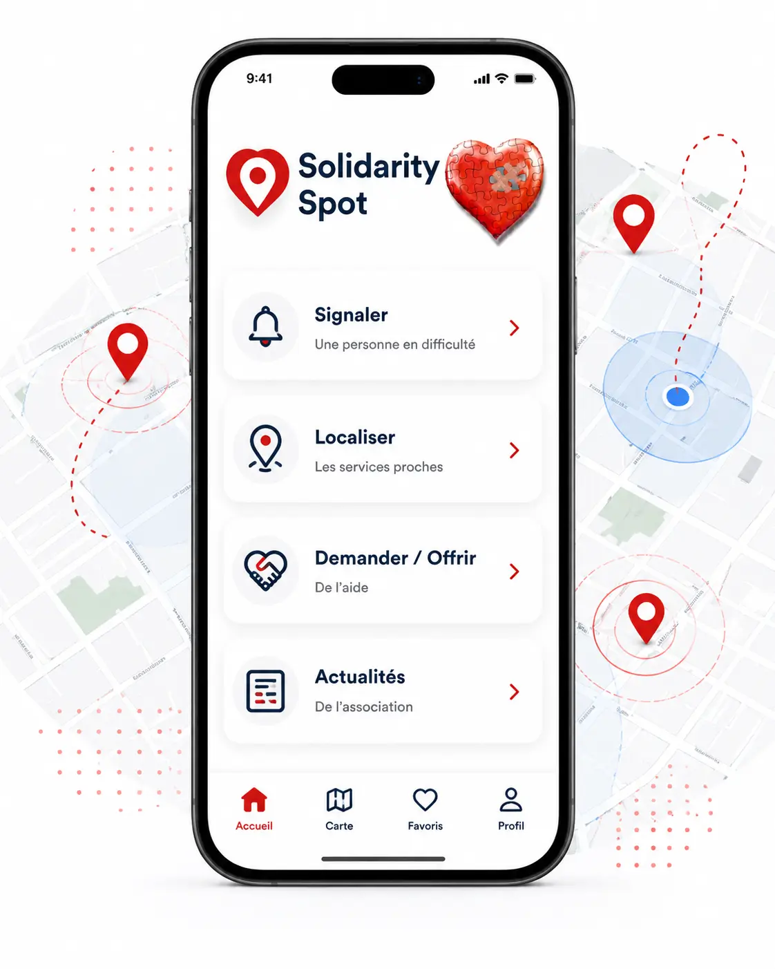Solidarity Spot application solidaire